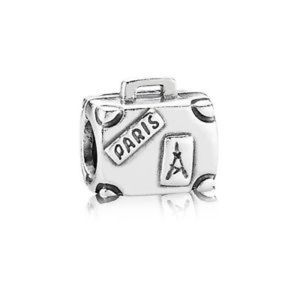 Authentic sterling silver suitcase charm pandora